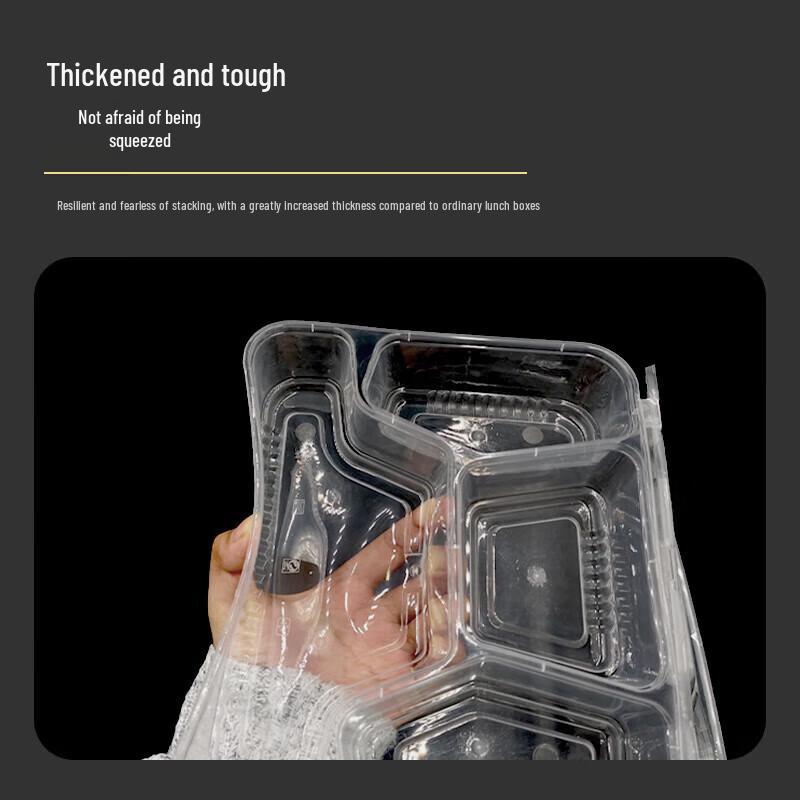 Four-Compartment Takeaway Meal Box