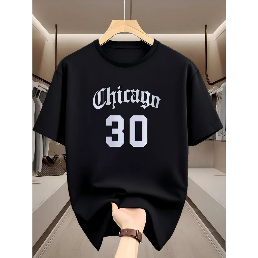 New summer short sleeved T-shirt with fashionable printed design