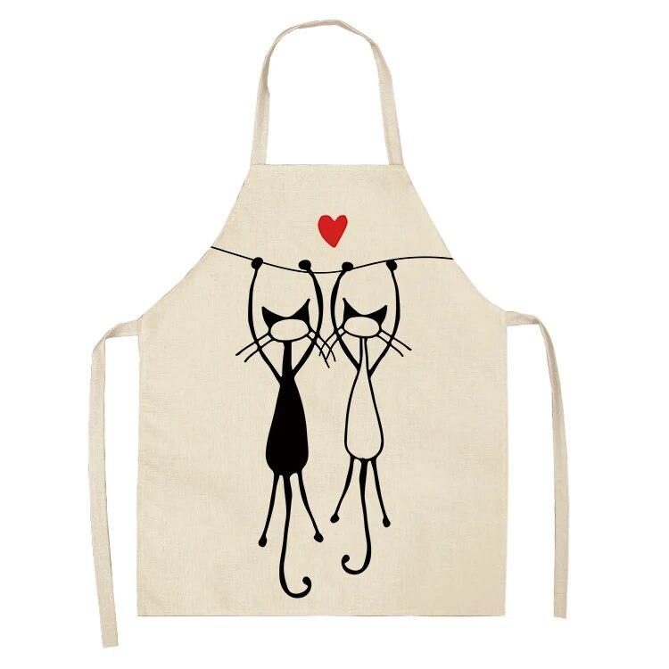 Kitchen apron and cute and cute sleeveless man in men's women and women cleaning the house with anti grass fencestocleanthehouse