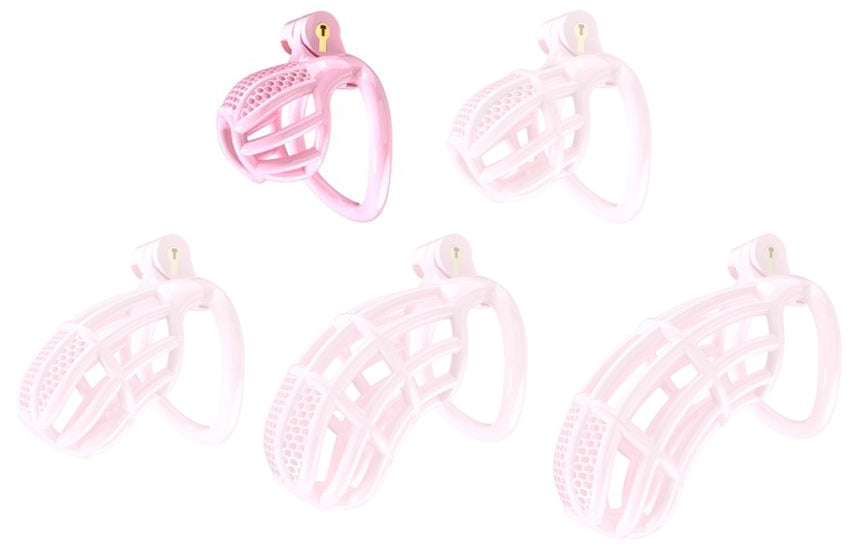 Cage de Chasteté Nexia S 5 x 3.1cm Rose - CockLock - Cages de Chasteté