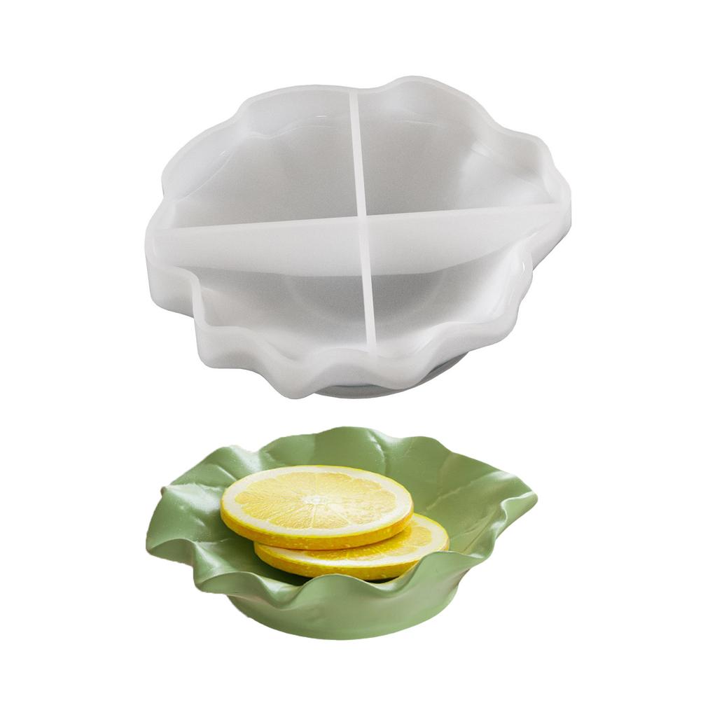 Silicone Hand-Making Molds Leaf Shape Trays Moulds Jewelry Dish Molds Silicone Texture Present for Art Enthusiasts