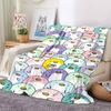 1pc Penguin Parade Blanket, Lightweight Flannel Throw Blanket For Sofa, Bed, Travel, Camping, Living Room, Office132