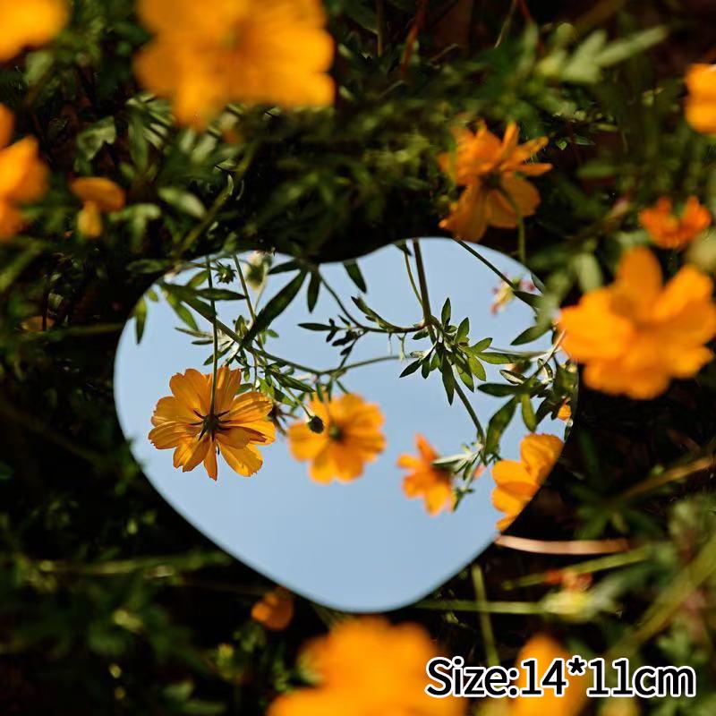 

Travel Selfie Convex Mirror Photography Props Decorative Butterfly Shaped Hand Mirrors Portable Girls Makeup Mirrors