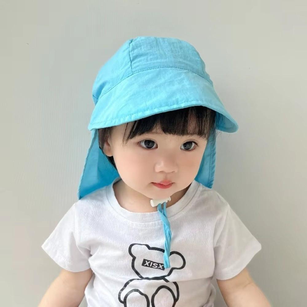 Baby-Sonnenhut für draußen Schnelltrocknend Kinder-Sonnenschutzkappen Neuer Strand-Eimerhut Jungen Mädchen