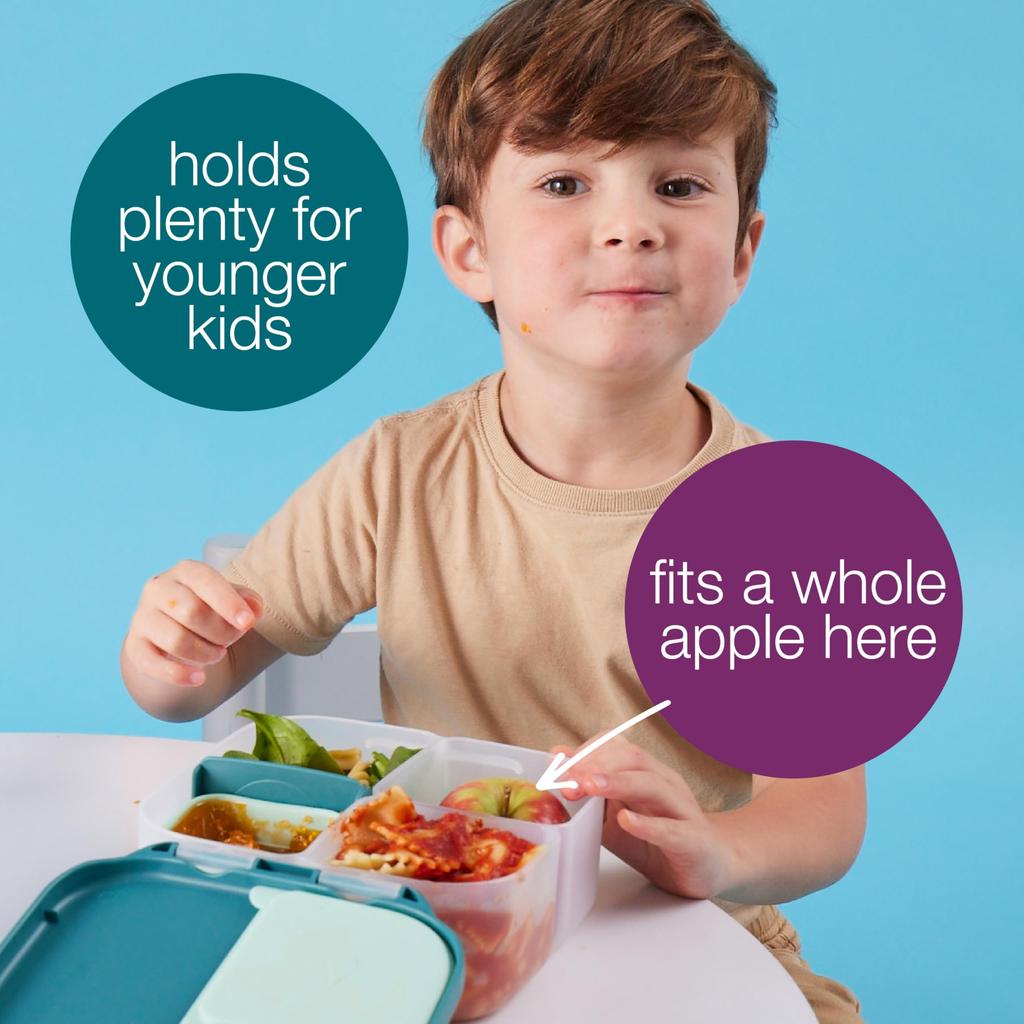 B.box (Bienenkasten) Auslaufsichere 1L Lunchbox, Dessert, Serviert für 1-2, Kinder & Erwachsene, Spülmaschinenfest [Authentisches b.box Produkt] [Mini Lunchbox]