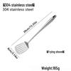 Liang Sheng 304 Stainless Steel Stir-fry Cooking Spoon Set with Extended Handle