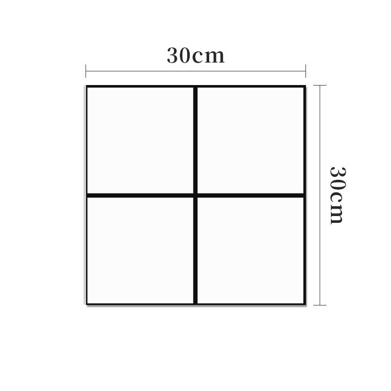 

30*30 см імітація плитки Самоклеюча водонепроникна вологостійка наклейка на стіну Ванна кімната Декорація стін кухні 20PCS
