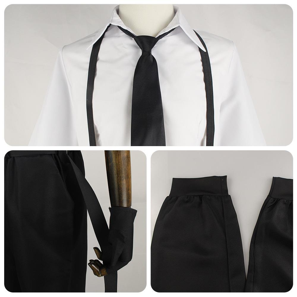 Nakajima Atsushi Cosplay Costume Shirt Pants Wig Nakajima Atsushi Full Set With Outfits Wig For Comic Con