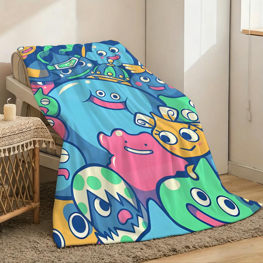 Slime MoriMori Dragon Quest Throw Lightweight 240g Flannel Blanket Soft Skin-friendly for Summer Cooling