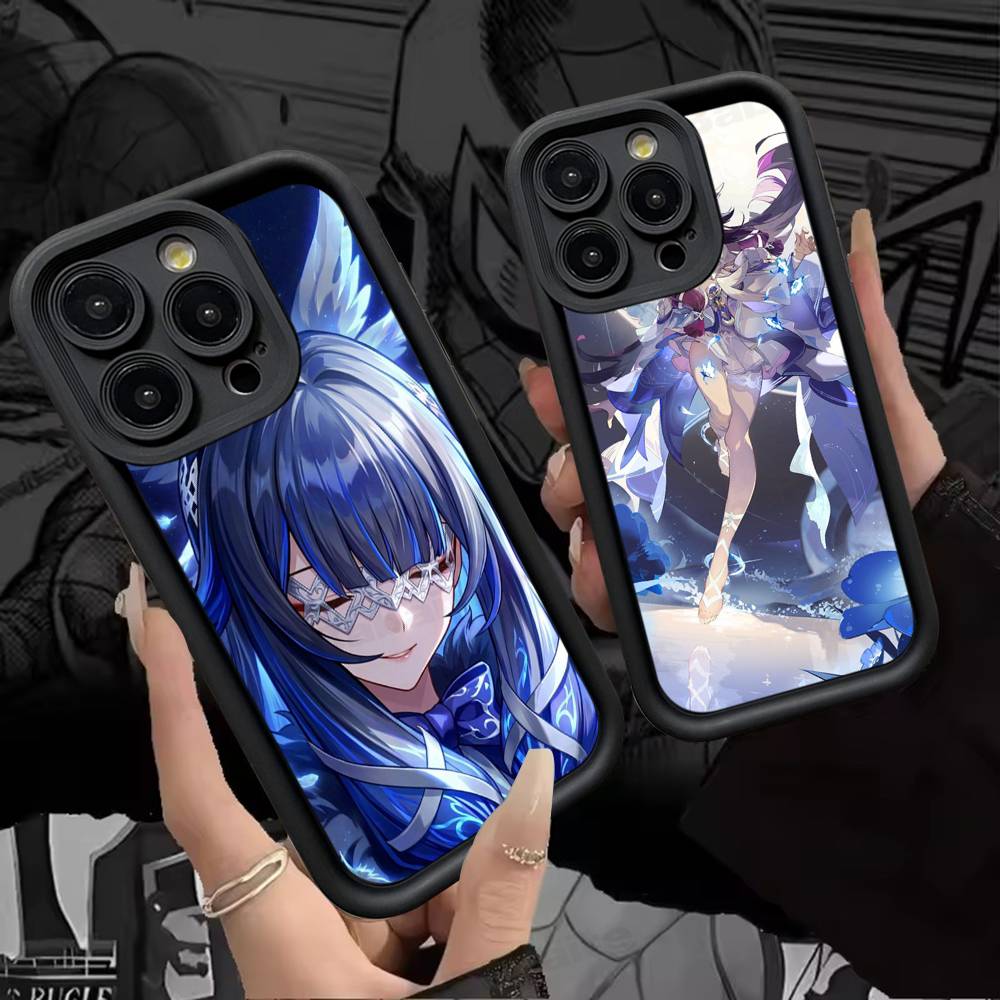 Genshin Impact Columbina TPU Phone Cover For iphone 17 16 15 14 13 12 11 Pro Max Plus Case Cover