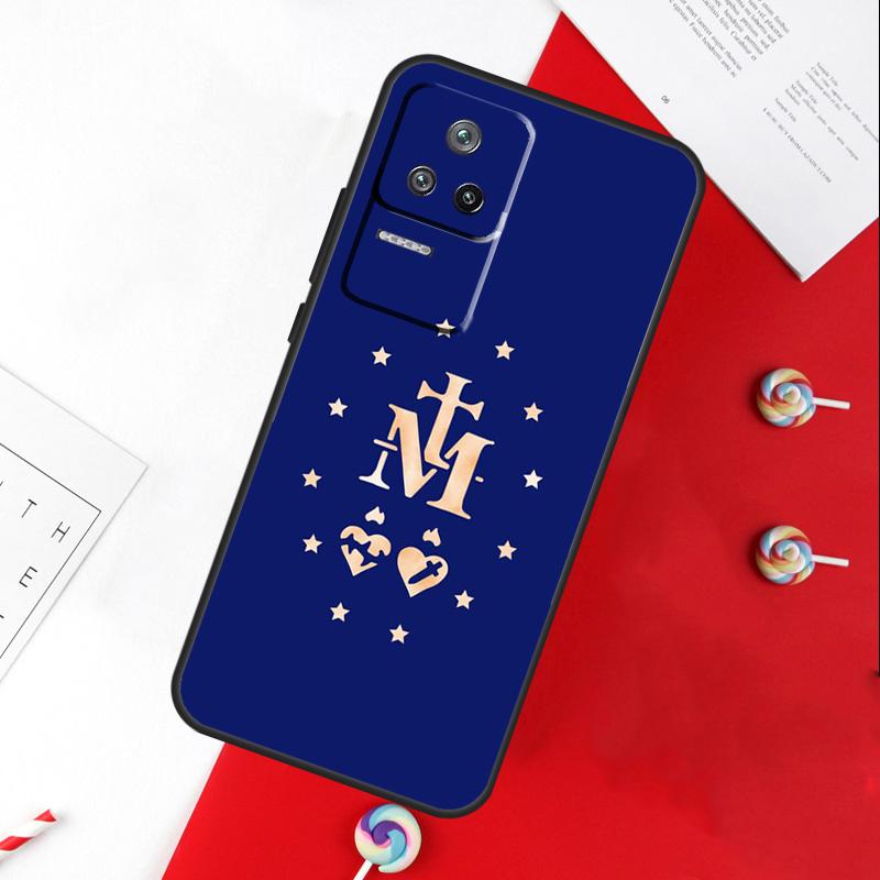 Immaculate Virgin Mary Jesus Cover For Xiaomi 13T 11T 12T 14T Pro 13 14 15 Ultra POCO X7 Pro X3 X5 X6 F5 F6 M6 Pro Case