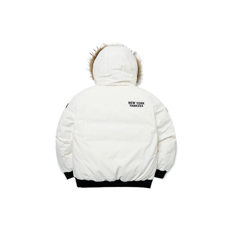 New MLB New York Yankees Down Jackets Unisex White 3ADJB0716-50IVS