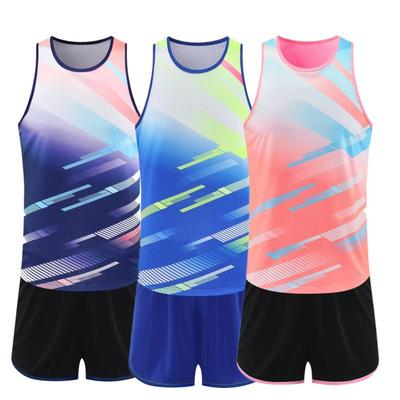 Children's Track and Field Clothes, Competition Uniforms, Marathon Sports Clothes, Vest, Short-sleeved Body Test, Running Clothes, Training Clothes
