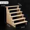 Solid Wood Display Rack for Action Figures, Collectibles, and Succulents