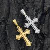 New Arrival Hip Hop Jewelry Full Pave Cross Pendant Necklace Women Christian Cross Charm Ornament Gift Drop Shipping