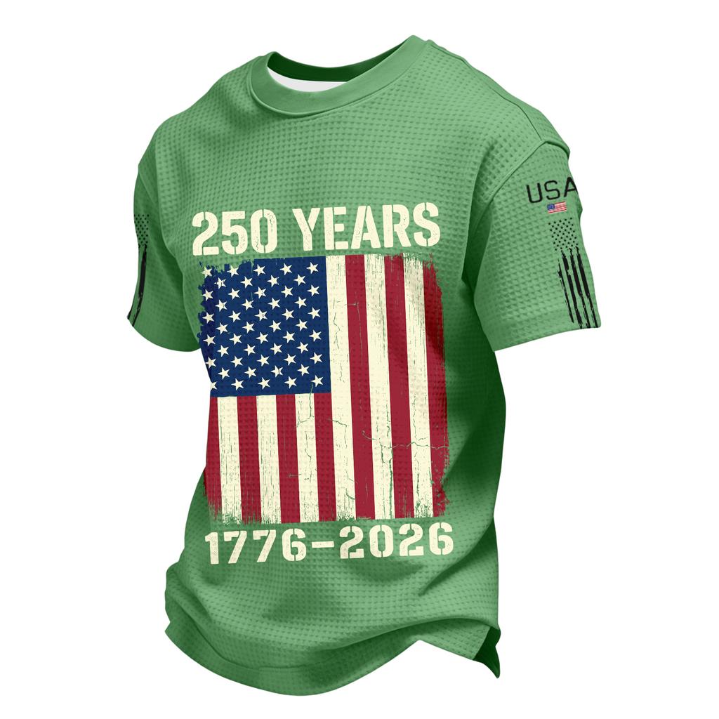 Men's Casual Round Neck Short Sleeve T-Shirt