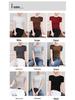 2026 Spring/Summer Women's Round Neck Short Sleeve Slimming Breathable T-shirt