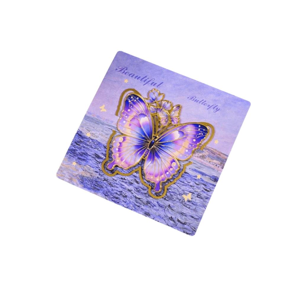 Vintage Butterfly Bookmark Hollow Out Painting Metal Bookmark Metal Bookmark Book Lovers StyleH