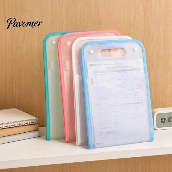 Thick Stitched Carrying Handle Folder Translucent Vertical Expanding File Organizer with 13 Pockets, Accordion Folders Reinforced Labels, A4