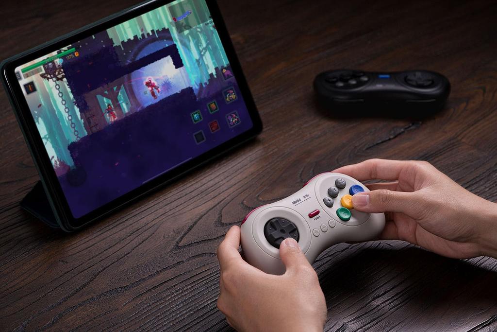 8Bitdo M30 Bluetooth Gaming Controller, 6-Button Gamepad for NS Switch/Switch 2, Windows, Android, macOS, Steam, and Respberry Pi (White)