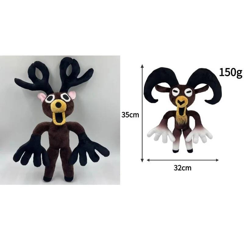 2026 New 99 Nights In The Forest Plush Game Merchandise Brown Stand And Sit Elk Deer White Owl Stuffed Doll Pillow For Kid Gifts