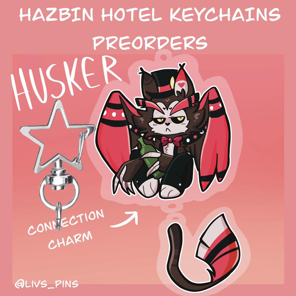 5cm Personaggi Hazbin Hotel Ciondolo Acrilico Decorativo Creativo Alastor Charlie Vaggie Personaggi Ad Portachiavi Portachiavi Regalo