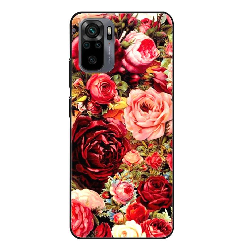 For Xiaomi Redmi Note 10s Case Shockproof Silicone Cartoon Soft Cover for Redmi Note 10 Pro Phone Cases Note10 4G 10T 5G 10 S