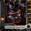 Personalized Wall Tapestry,Death Note Custom Printed Name, Fabric Wall Art For Indoor Room Backdrop