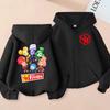 The Fixies Zip Up Hoodie Children Clothes Boys Zipper Sport Shirt Fashion Girl Zipper Sweatshirt Xmas Gift Baby Casual Tops