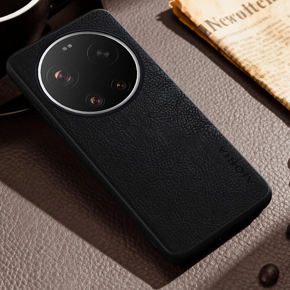 Phone Case - Luxury Case for Xiaomi 17 Ultra Pro Max 17T Pro Retro Fashion Natural Texture Solid Color Anti-Fingerprints Faux Leather Precise Camera