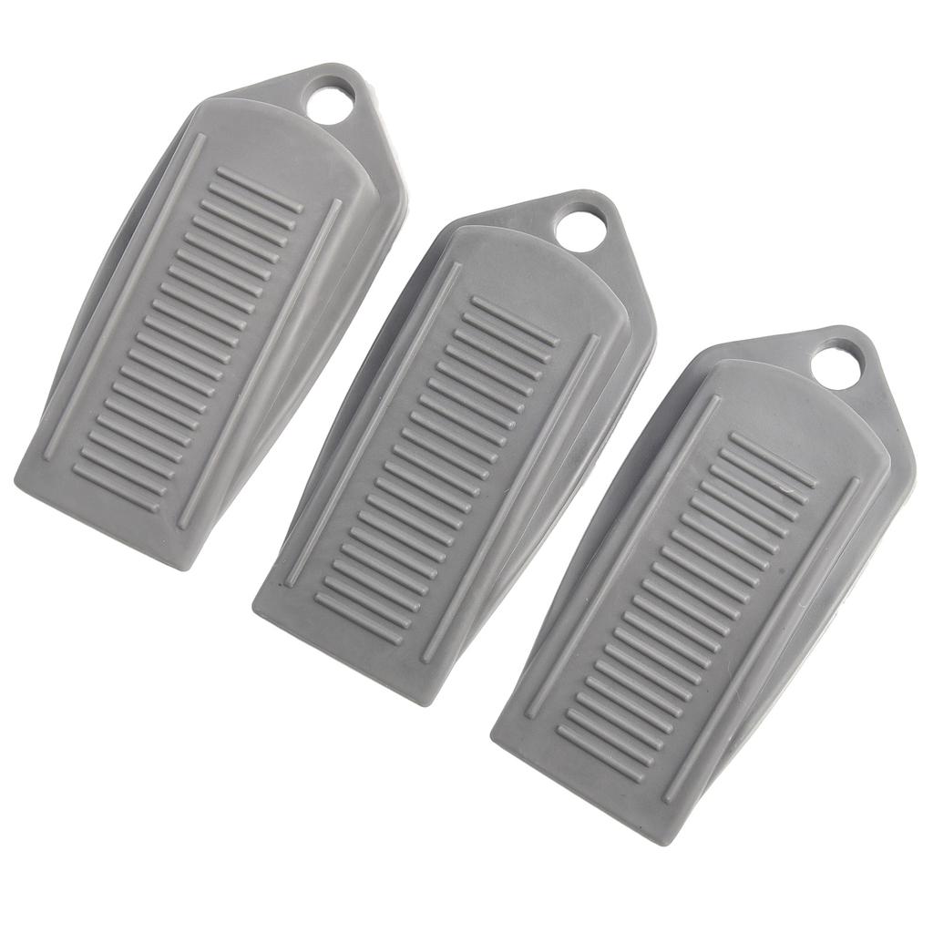 Door Stop Door Stopper Anti-collision Stopper Door Rear Retainer Reusable Shock Absorbent Wedge Doorstops Nail-free Waterproof