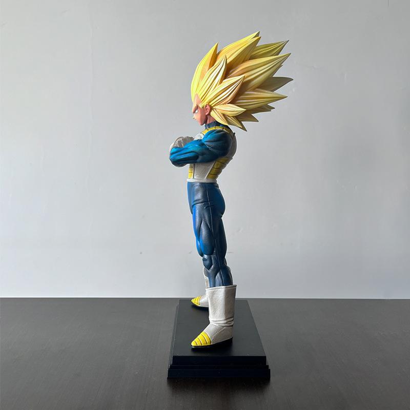 Anime Dragon Ball Z Super Saiyan 3 Vegeta Battle Ver. PVC Action Figure Game Statue Collectible DBZ Model Kids Toys Doll Gifts