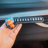 Car Temporary Parking Sign Cute Design Phone Number Card Dashboard Stop Sign ABS Material Auto Interior Decor for Car