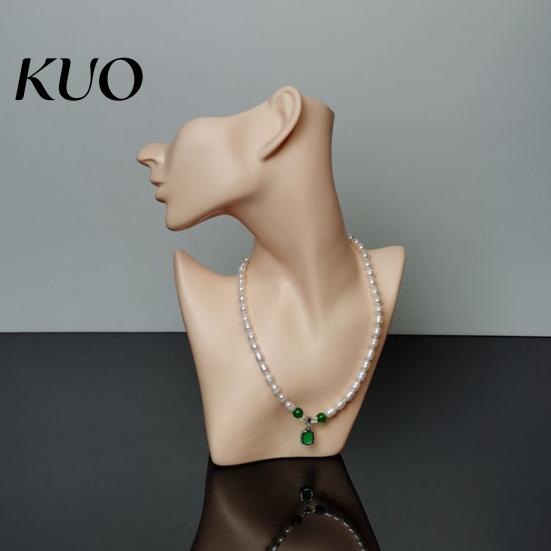 Stylish Jewelry Mannequin Head Model Half Face Display Stand Earring Holder Portrait Neck Dummy for Necklace Earrings PVC