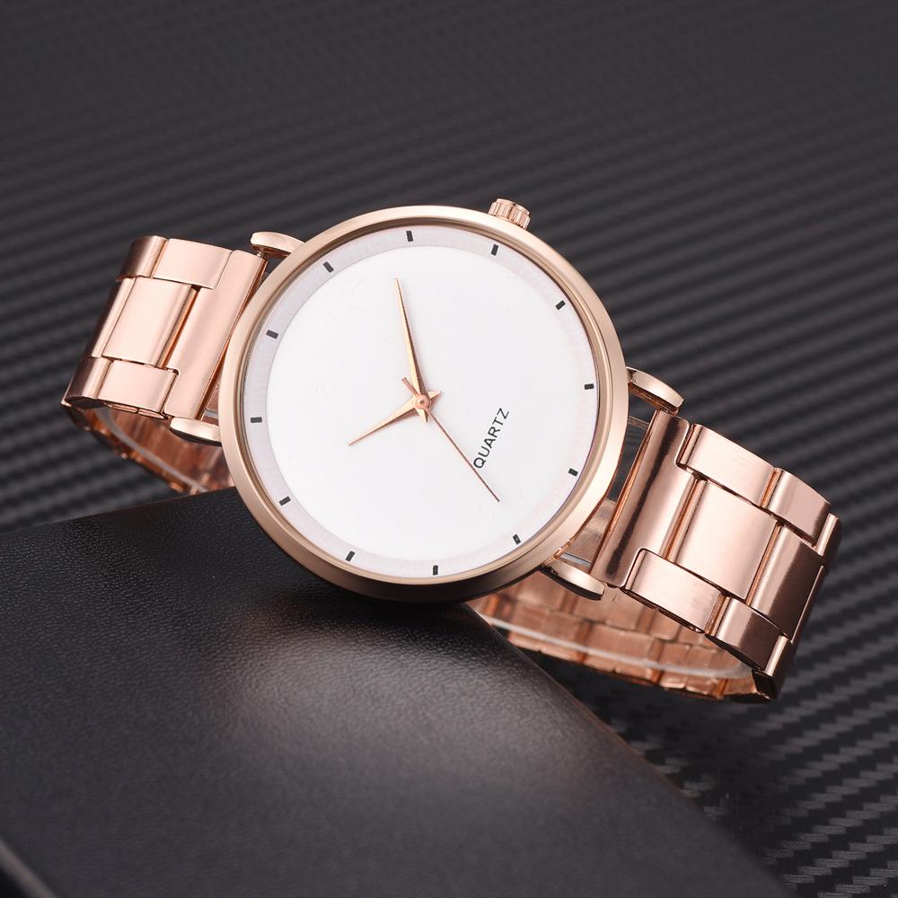 Women Watch Fashion Rose Gold Bracelet Watches Simple Stainless Steel Ladies Watch Women Clock Relogio Feminino Zegarek Damski