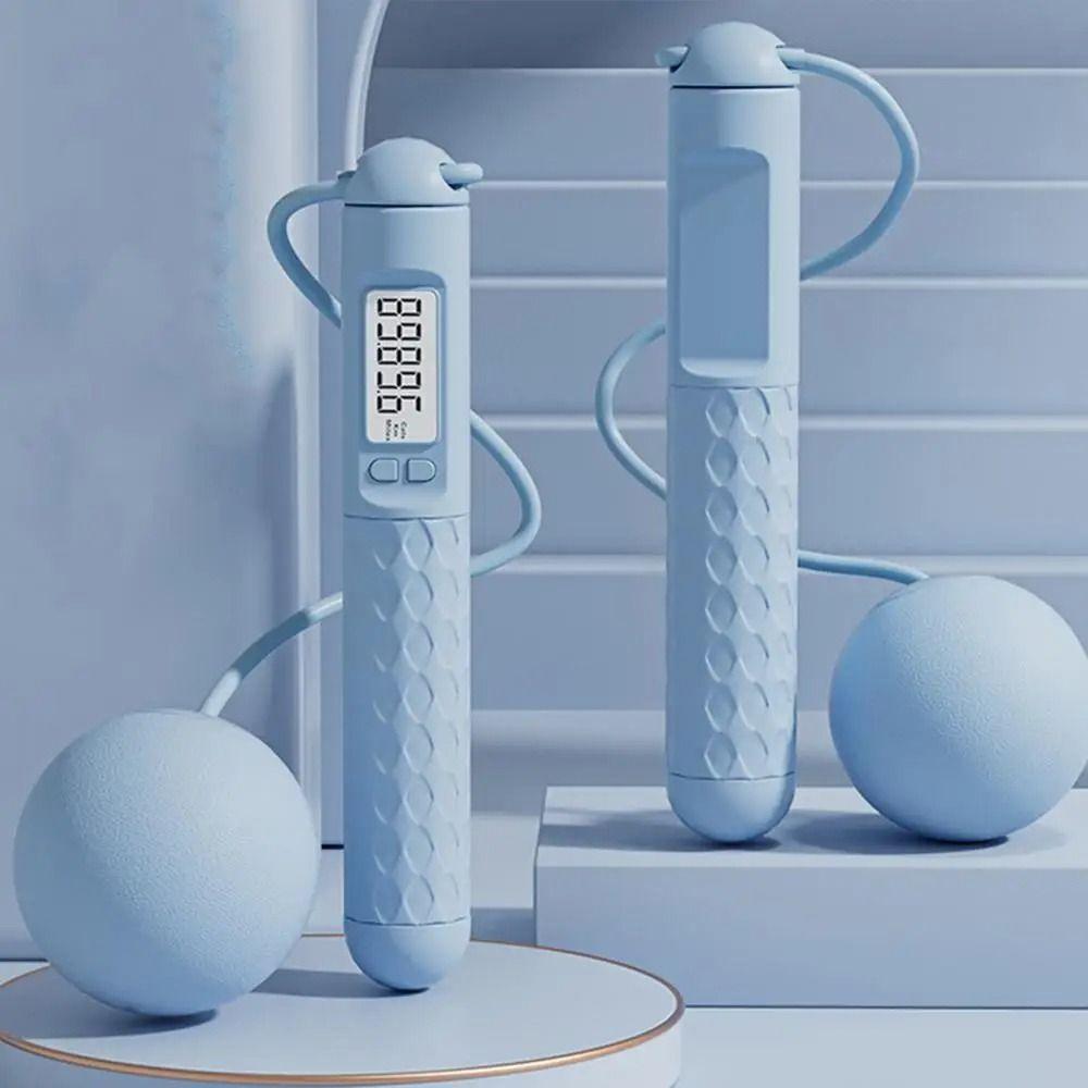 3M Length Counting Jump Rope Ball Anti-Skid Fitness Jump Rope Jump Rope with Counter  Adult Fitness