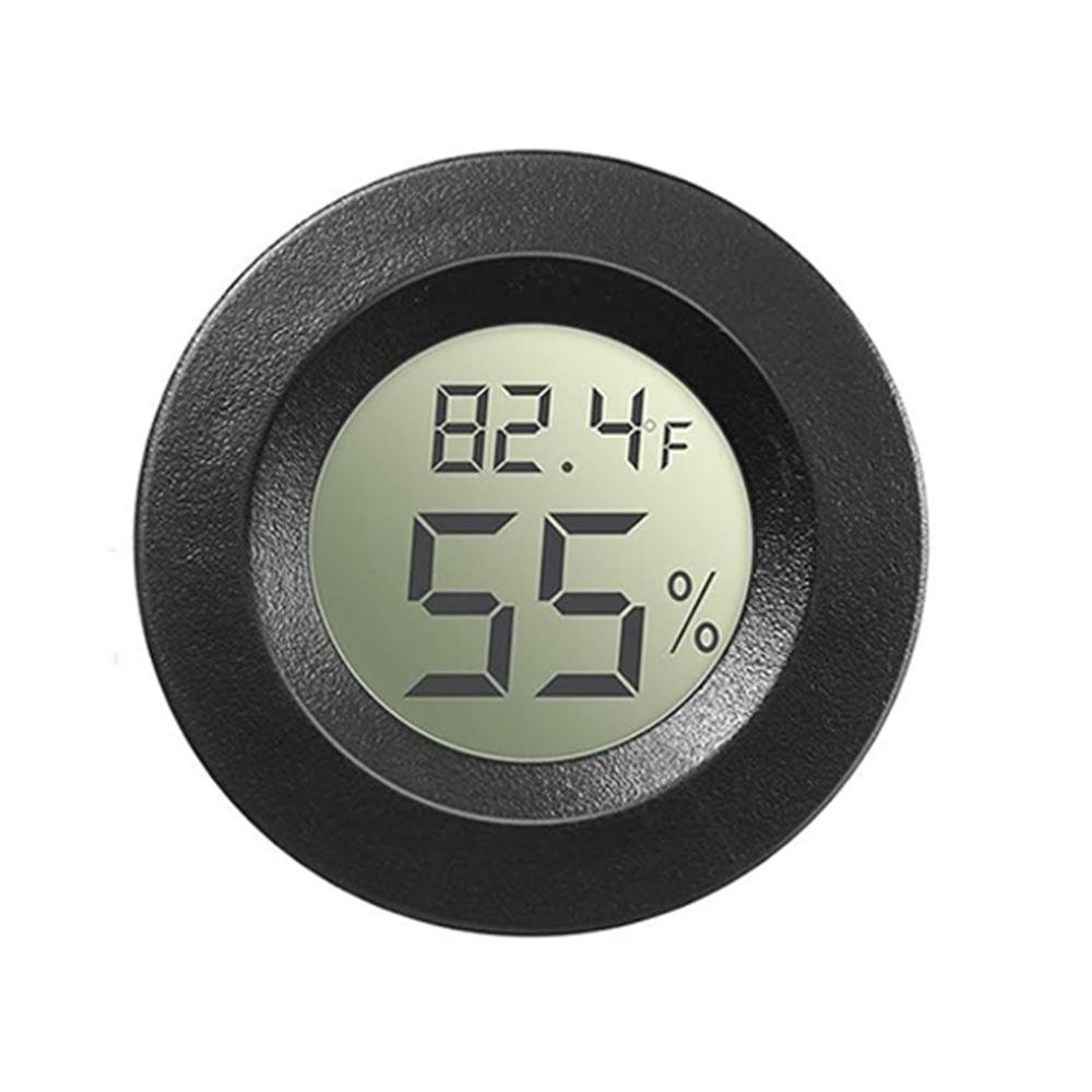 

1/4 шт. Мини-дисплей температуры и влажности для детской комнаты, круглый датчик влажности и гигрометра для помещения