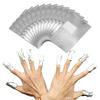 100/200Pcs Nail Polish Remover Foil Wrap Kit Soak Off Gel Remover with Cotton Pad Home Salon Nail Polish Removal Tools Kit