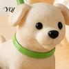 Indoor Holiday Home Decorations Ghost Walking Dog Night Light, 3D Printed LED Warm Lamp, Cute Decorative with Leash Puppy Statue Candle, Halloween