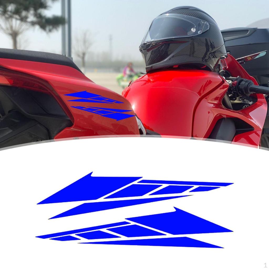 1 Pair Motorcycle Body Decoration Stickers Waterproof Multifunctional Car Accessories PVC Material