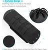 Borsa porta borraccia sportiva migliorata compatibile con sistema Molle, porta cordoncino tattico, portaborraccia in rete da viaggio