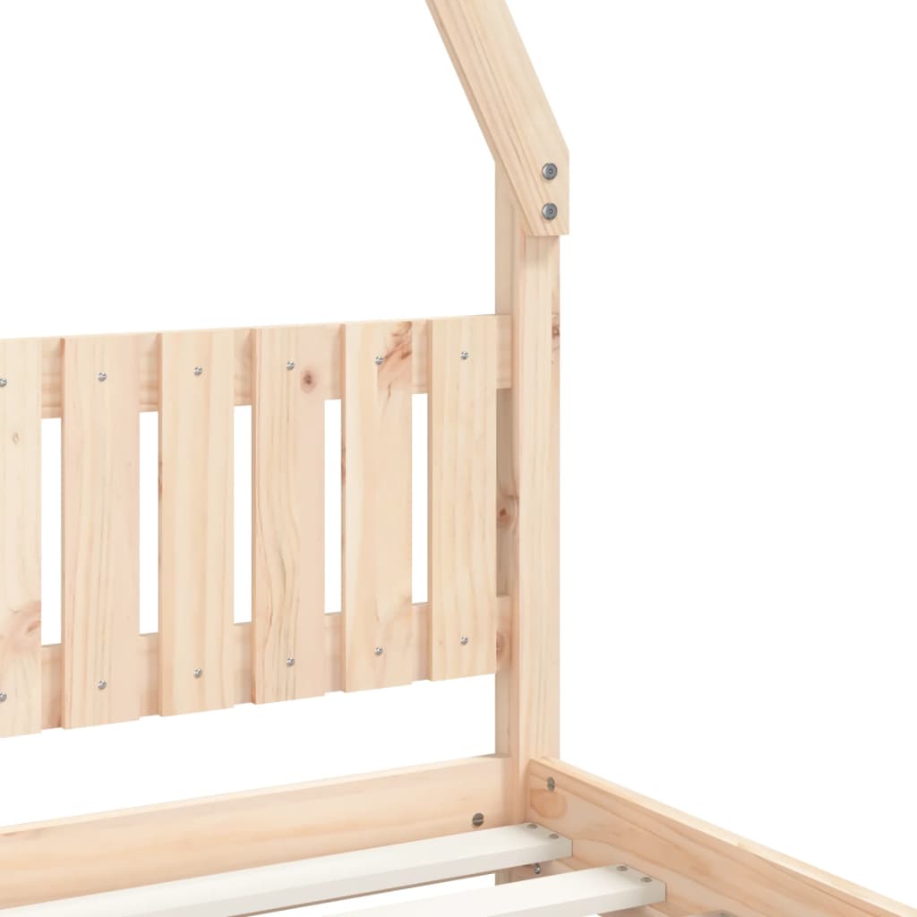Kids Bed 90 x 190 cm Solid Pine Wood