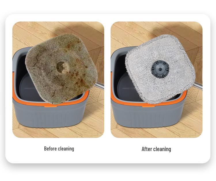 2025 Spin Mop: Hand-Free Cleaning with Wet/Dry Use and Clean/Dirty Separation