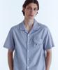 KINETO Open Collar Pocket Shirt_Navy