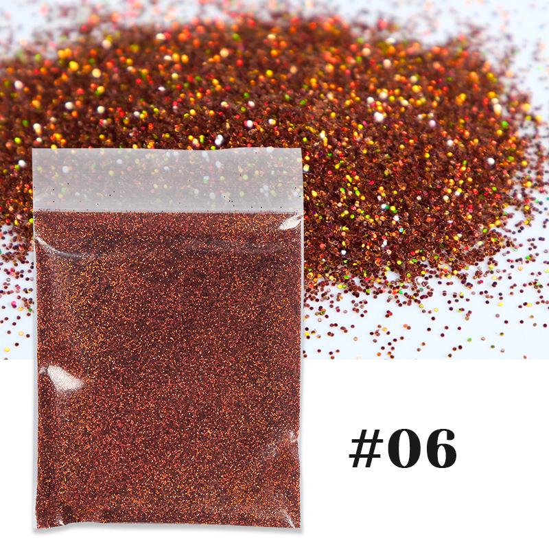 10g mixed color nail art glitter powder holographic laser dust nail Sequins bulk DIY epoxy resin nail art filler