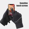 Waterproof Heated Gloves Men Women Winter Rechargeable Hand Warmers Touch Screen Electric Heated Gloves with Anti-Slip Palms for Skiing Cycling Hiking