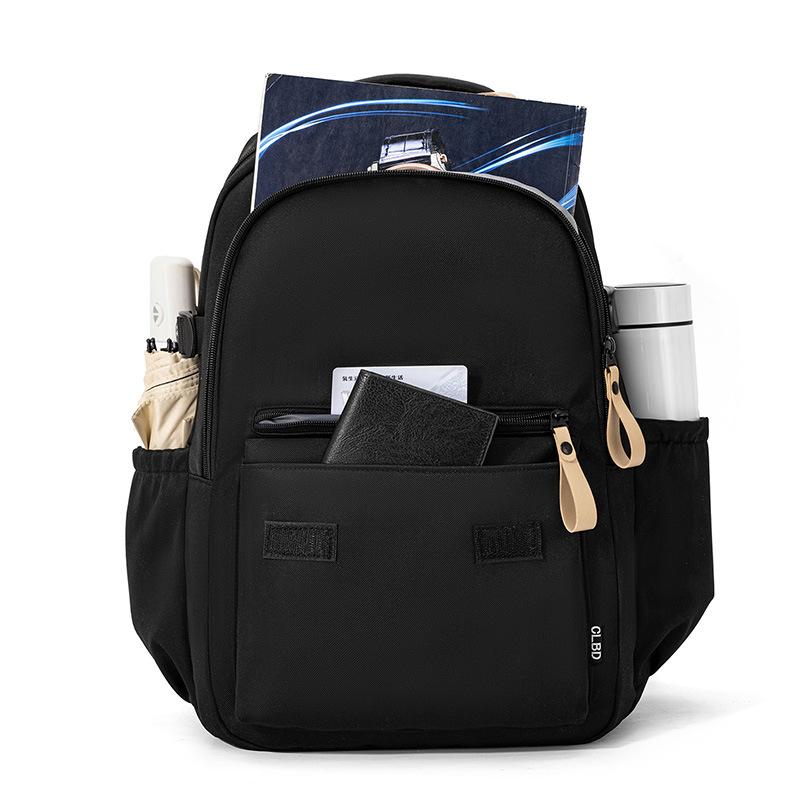 Schoolbag Casual and lightweight student schoolbag Couple commuting computer bag Large capacity backpack High value simple backpack