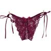 Low Waist Open Crotch Underwear Underpants T-Back Sexy Women Exotic Panties Thongs Briefs G-string