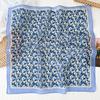 Korean Version of Summer Multi-color Small Fresh Floral Small Square Scarf Women's Versatile Decorative Silk Scarf Streamer Travel Photo Headscarf
