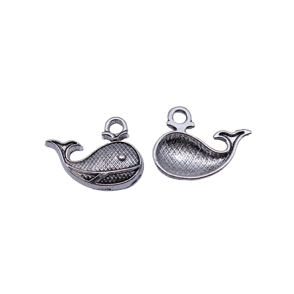 Mermaid Tail Charms Alloy Pendants For Ocean Themed Jewelry Making